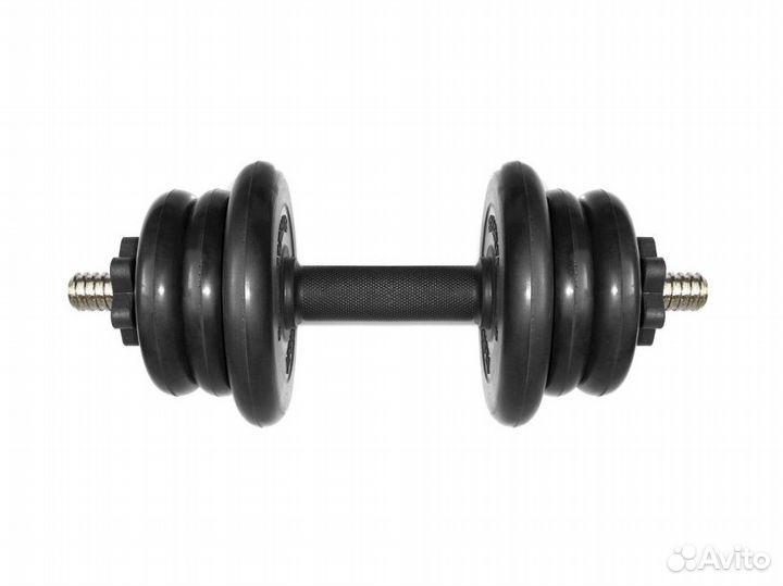 Гантель 11,5 кг разборная обрезиненная Barbell