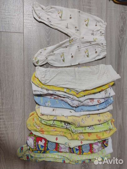 Пакет детской одежды от 0 -1+