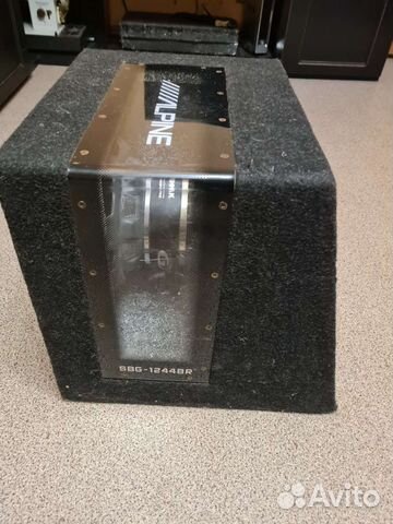 Автомобильный сабвуфер алпайн