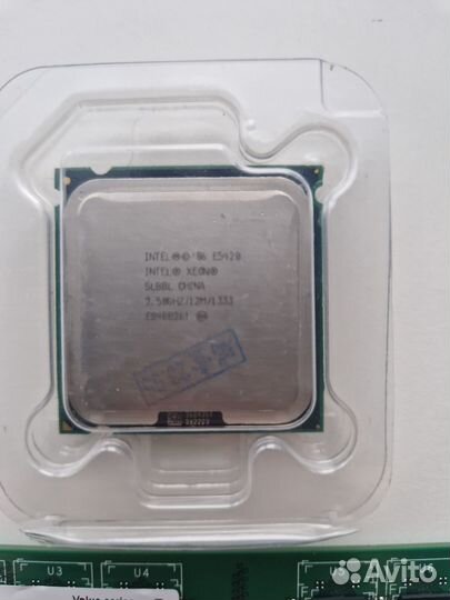 Комплект cpu xeon e5420 и ddr2 2x3gb