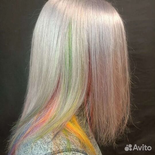 Цветное окрашивание волос