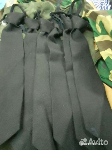 Военный черный галстук