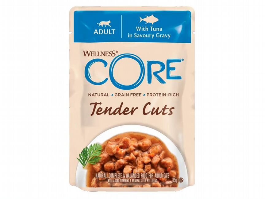 Пауч Cоre Tender Cuts для кошек, из тунца