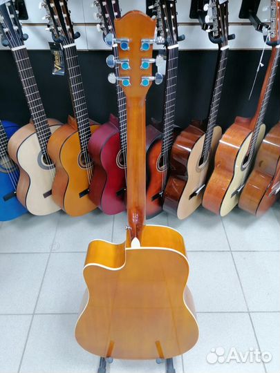 Акустическая Новая Натуральная гитара 41’ глянец