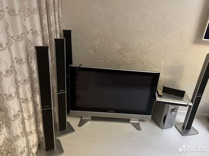 Домашний кинотеатр panasonic + телевизор