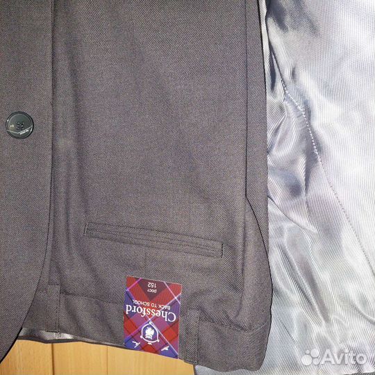 Новый костюм 152, серый