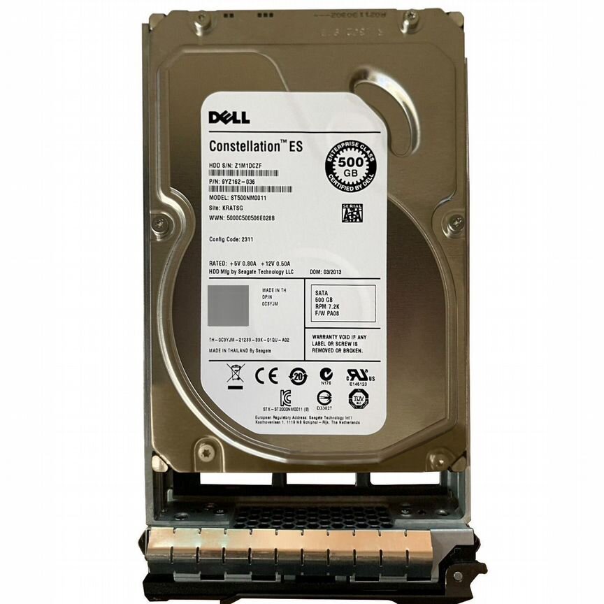 [C3YJM] Жесткий Диск Dell 500gb Sata3 3,5" Hdd C3yjm