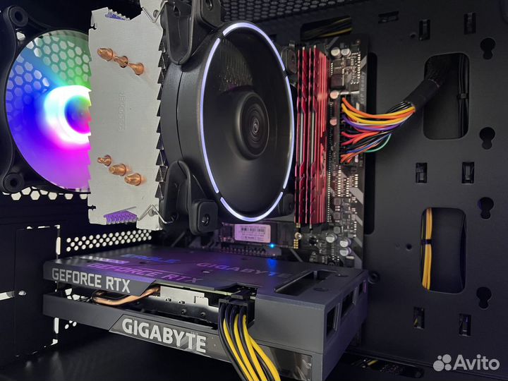 1237 Игровой компьютер Ryzen 5 2600/RTX3050/16GB