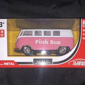 Volkswagen T1 Transporter Pink Bus