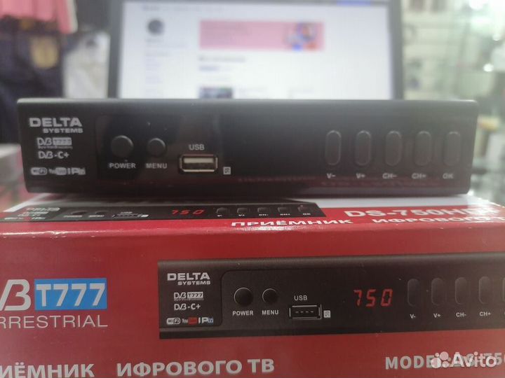 Тв приставка на 20 каналов delta DS 750HD+
