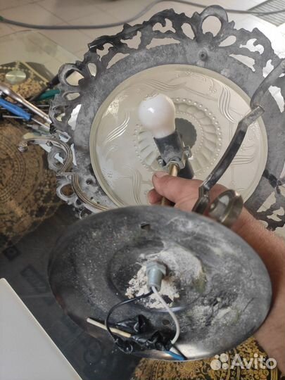 Люстра лампа б/у