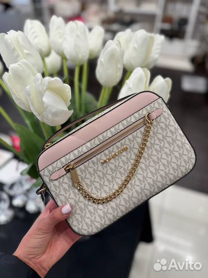 Сумка michael kors jet set logo chain