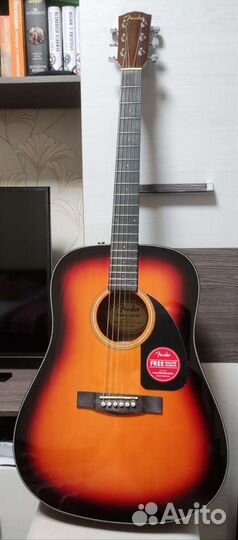 Акустическая гитара fender cd 60