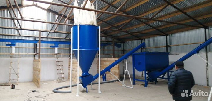 Мини-комбикормовый завод кмз