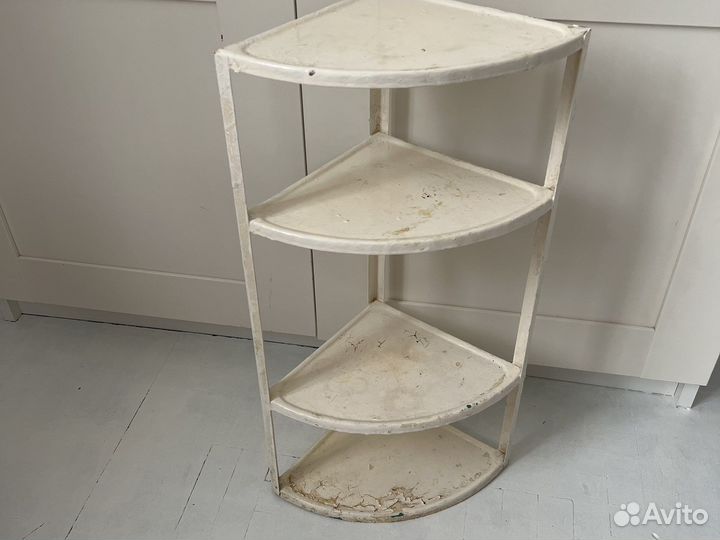 Эмалированная полка для ванной и кухни винтаж СССР