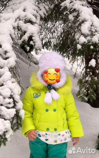 Зимний комбенизон куртка и штаны 98-104 см