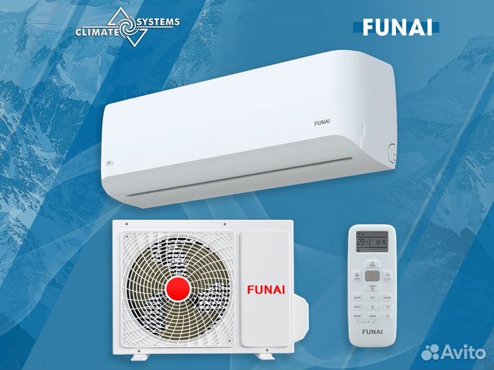 Сплит-система funai raci-EM35HP.D03, белый