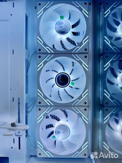 Игровой корпус для пк аквариум белый argb