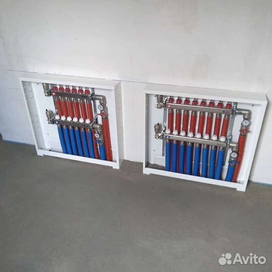 Монтаж систем отопления и водоснабжения