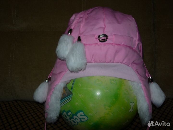 Продам зимнюю шапочку для девочки р.54