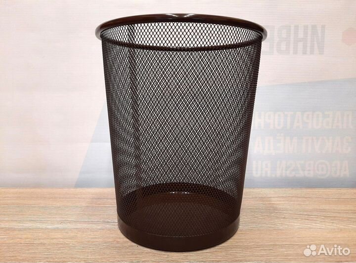 Корзина для бумаг 10л цвет жёлтый