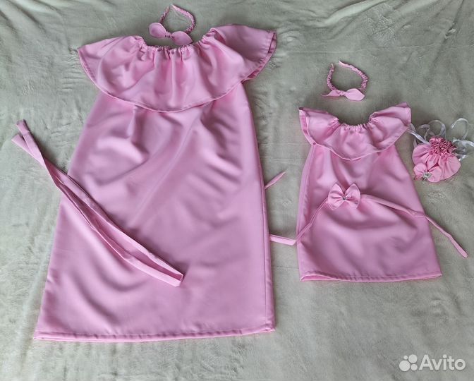 Комплект платьев мама и дочка