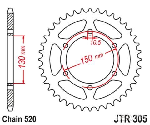 Цепь DID zvmx G&G и 2 звезды JT Yamaha XJ6 FZ6R