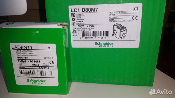 Schneider Electric контакторы LC1D
