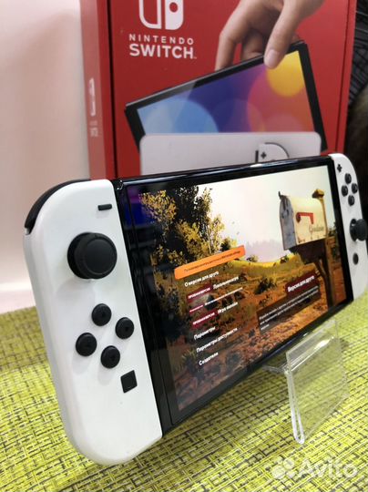 Nintendo switch oled, отличная