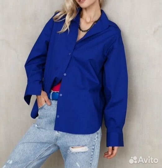 Рубашка женская оверсайз