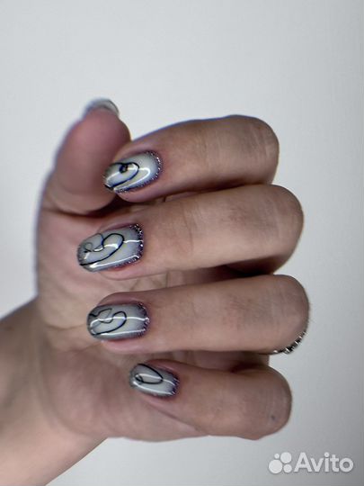 Наращивание ногтей, маникюр, педикюр