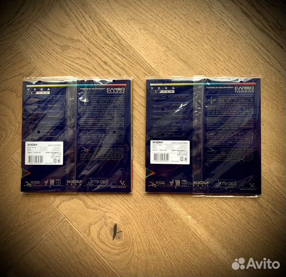 Xiom Vega Pro. Накладки для настольного тенниса