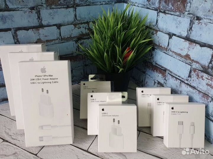 Шнур зарядка на iPhone + блок для зарядки iPhone