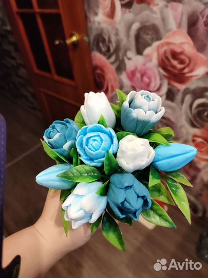 Букет из мыла