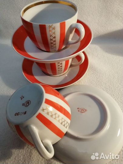 Чайные пары песочное СССР (1952-1976)