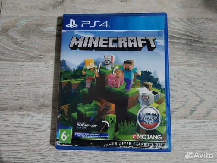 Игра на диске Minecraft для PS4