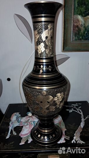 Ваза индия латунь