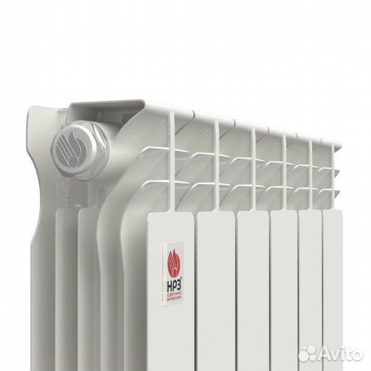 Радиатор al нрз Люкс 200/100 14 секций вес 0,8кг 1