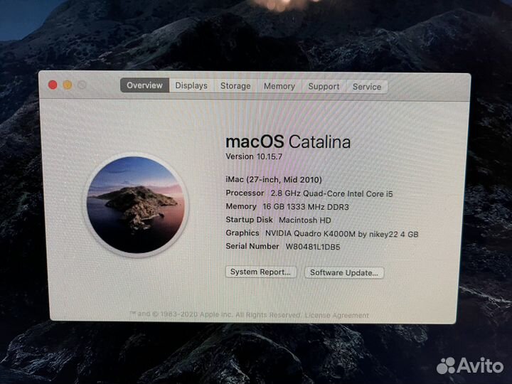 Моноблок apple iMac 27