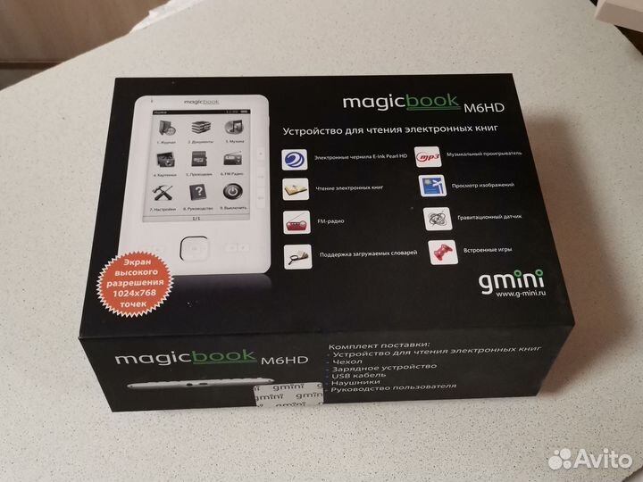Электронная книга gMini magicbook M6HD