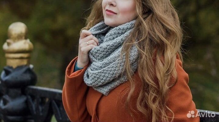Шарф снуд женский 2 шт
