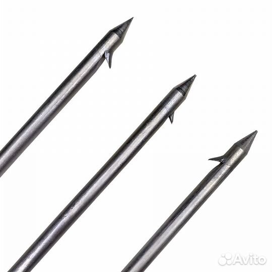 Наконечник трезубый с пласт. основанием, шипы