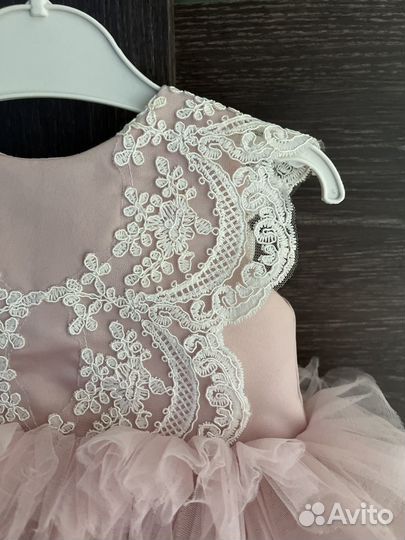 Пышное платье для девочки 74-80