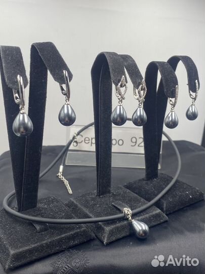 Серьги с жемчугом