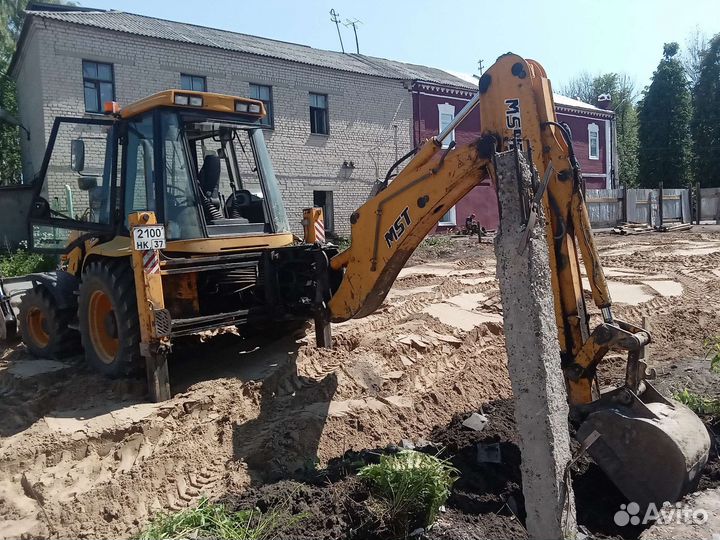 Услуги экскаватора погрузчика 3в1