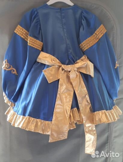 Платье для девочки синее