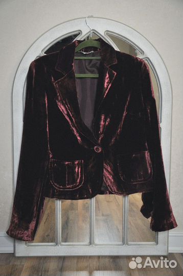Бархатный пиджак женский
