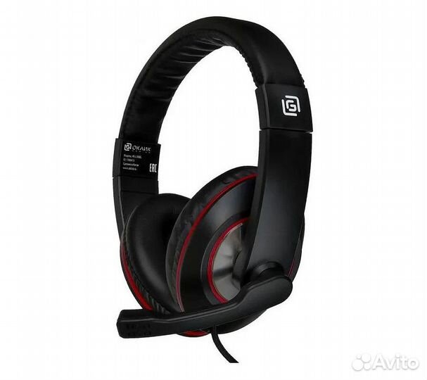 Компьютерная гарнитура Oklick HS-L390G Dragon, чер