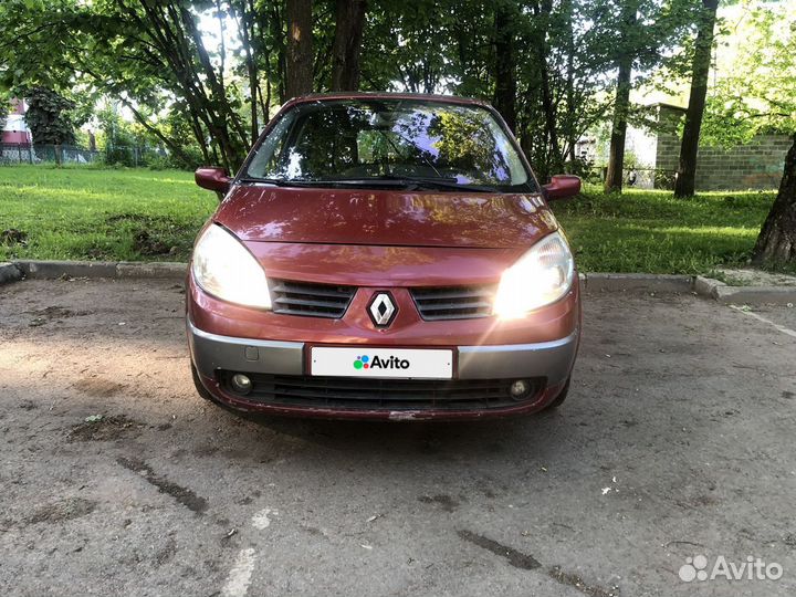 Renault Scenic 1.6 AT, 2004, битый, 191 491 км