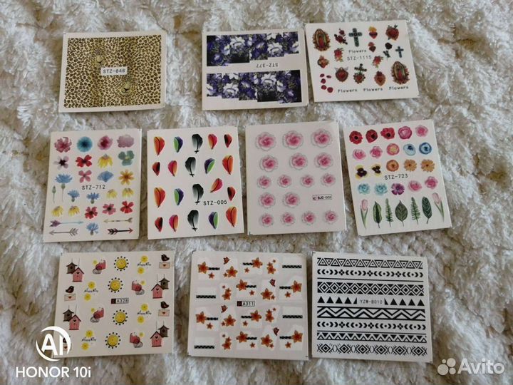 Набор слайдеров для дизайна ногтей